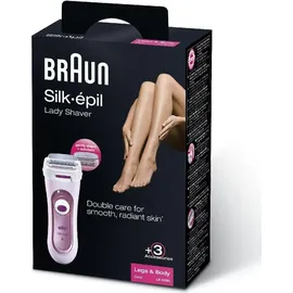 Braun Silk-épil LS 5360 weiß/rosa