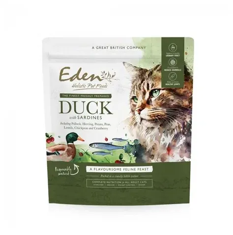 Duck & Sardine - dry cat food - 1.5 kg
