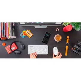 Logitech K380 für Mac DE grauweiß