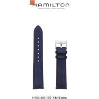 Hamilton Satinarmband Band für JM Skeleton H600.405.102 - blau