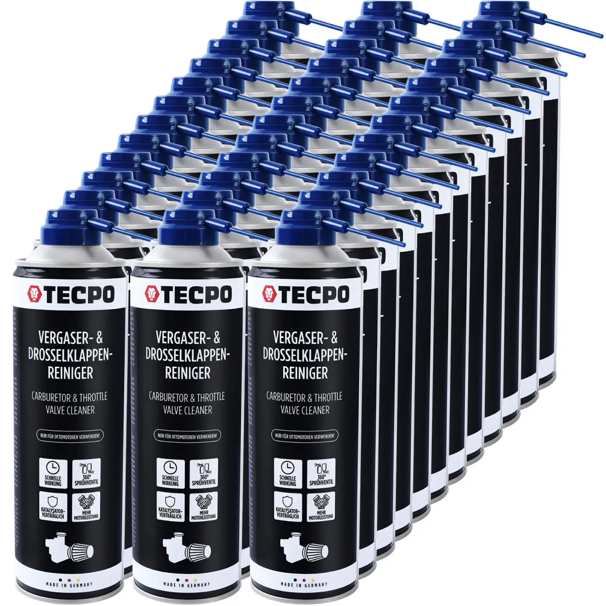 TECPO Vergaser & Drosselklappen Reiniger Ansaug-System-Reinigung...