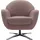 TRENDMANUFAKTUR Drehsessel "Mira, Loungesessel", rosa (flieder, dunkelgrau), B:83cm H:85cm T:80cm, 92% Polyester, 8% Nylon;100% Polyester, Sessel, Drehsessel, in zeitlosem, modernen Stil mit praktischer Drehfunktion