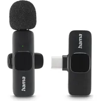 Hama Lavalier-Mikrofon Smart Wireless", kabeloses Ansteckmikrofon fürs Handy