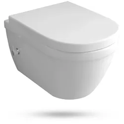 Alpenberger Toilette mit Bidet Einhebelarmatur inkl. WC-Sitz Soft-Close Nanobeschichtung