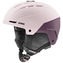 Uvex Stance Skihelm für Damen und Herren - individuelle Größenanpassung - optimierte Belüftung - Powder-Plum matt 54-58 cm