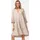 pm selected Sommerkleid Minikleid Rüschen Beige Einheitsgröße
