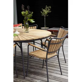 Cinas Gartenstuhl Ellen 58,5 x 56,5 x 78 cm dunkelgrau 1 St.