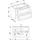Keuco Edition 11 105x70x53,5cm, Strukturlack Trüffel