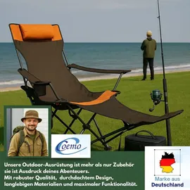 Coemo Campingstuhl Tragbar Braun