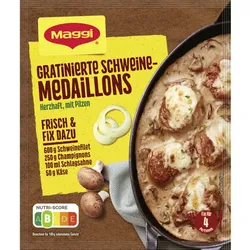 Maggi Idee für Gratinierte Schweine-Medaillons 42G