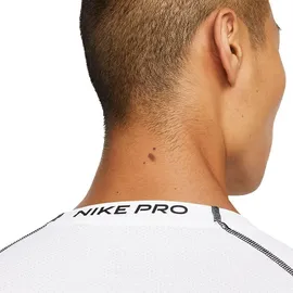 Nike Pro Dri-FIT Funktionsshirt kurzarm Herren white/black/black XL