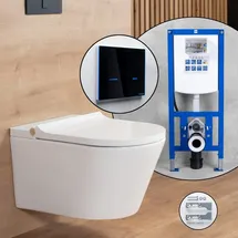 Evineo ineo4 & ineo5 soft Dusch-WC mit WC-Sitz Weiß