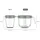 Mepal Messbecher Chef it 1000 ml mit Deckel - navy