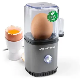 GOURMETmaxx Eierkocher 1 Ei + Eipicker Anthrazit