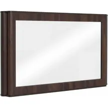 MCW Spiegel MCW-P42, Wandspiegel Garderobenspiegel Flurspiegel, MDF Glas 80x120x10cm ~ Walnuss-Optik