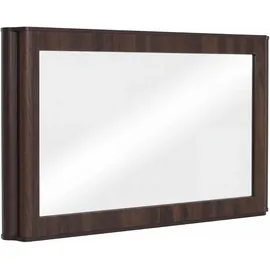 MCW Spiegel MCW-P42, Wandspiegel Garderobenspiegel Flurspiegel, MDF Glas 80x120x10cm ~ Walnuss-Optik