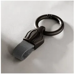 YRIIOMO Schlüsselanhänger Auto-Schlüsselanhänger, Herren- und Damen-Schlüsselanhänger, Anhänger grau