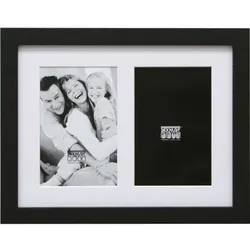 Deknudt S66KA2 Galerie   2x13x18 Holz schwarz mit Passepartout