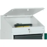 stumpf metall Pultaufsatz H272/91xB500xT500mm lichtgrau STUMPF