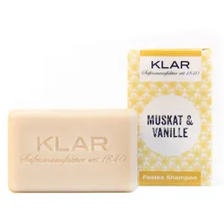 Klar's Festes Shampoo Muskat & Vanille 100 g