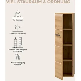 xonox.home Stauraumtype Ice 30 x 106 x 30 cm Braun
