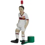 TIPP-KICK Star-Kicker VfB Stuttgart Klassik Edition I Original Spieler für Groß & Klein I Spielspaß mit der Fußball-Figur Spiel I Zubehör I Trikot Weiß/Rot