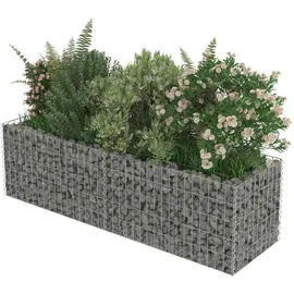 deluke Gabionen Hochbeet ROON 180 × 50 × 50 cm