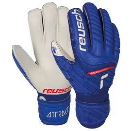 Reusch Attrakt Grip Finger Support weiß|blau 6,5