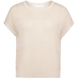Betty & Co Strickpullover mit Struktur Beige 40
