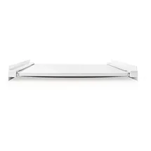 Nedis WASK120WT Zwischenbaurahmen für Waschmaschine und Trockner, Weiß, 605 mm