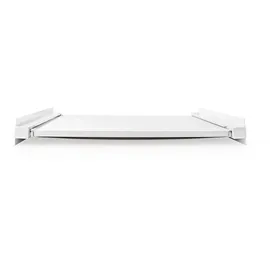 Nedis WASK120WT Zwischenbaurahmen für Waschmaschine und Trockner, Weiß, 605 mm