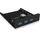 Icy Box 60432 USB 3 Frontpanel, 1x USB-C, 3x USB-A, 3,5 Zoll intern, Metall, schwarz