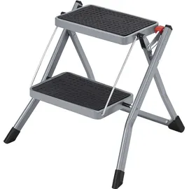 Songmics GSL002GY01 Klapptrittleiter 2 Stufen