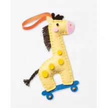 Folia Mini Filzinies Nähset Giraffe 13-teilig gelb
