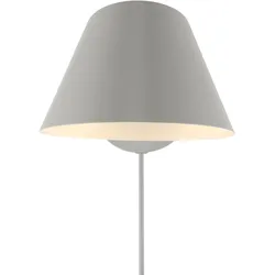 Wandleuchte "Stay", grau, Ø 15,00cm H: 11,70cm, DESIGN FOR THE PEOPLE, Lampen, Nordisches und minimalistisches Design, verstellbarer Lampenkopf