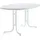 Sieger Boulevard-Klapptisch mit mecalit-Pro-Platte 140 x 90 x 72 cm weiß/marmordekor weiß oval