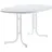 Sieger Boulevard-Klapptisch mit mecalit-Pro-Platte 140 x 90 x 72 cm weiß/marmordekor weiß oval