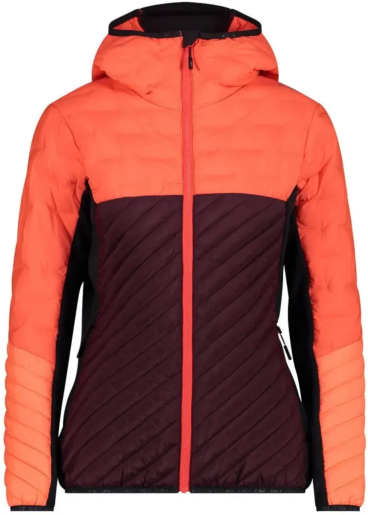 CMP Woman Jacket Hybrid FIX Hood burgundy (C919) 34