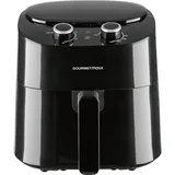 GOURMETmaxx Heißluftfritteuse 4,5L schwarz