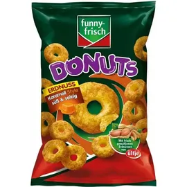 Funny-Frisch Erdnussflips Donuts Karamell, 110g
