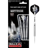 BULL'S Meteor MT7 Steel Dart 24g, Silber/Weiß,