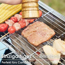 Steinborg Klappgrill schwarz