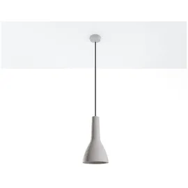 Sollux Lighting Empoli 1-flg. 15 W 17 cm rund grau Beton