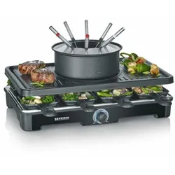 RG2347 Raclette-Fondue Kombination 8 Person(en) 1400 W (Versandkostenfrei)