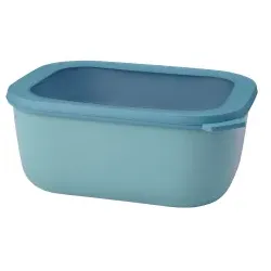 Mepal Frischhaltedose cirqula rechteckig, 3000 ml 106261092400 , Farbe: grün, Nordic green