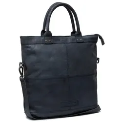 The Chesterfield Brand Ontario Handtasche Leder 37 cm navy