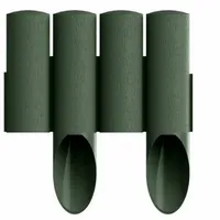 green split Palisaden aus Kunststoff 230 x 25,5 cm 1 Stück grün