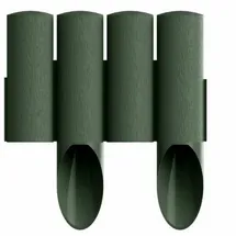 green split Palisaden aus Kunststoff 230 x 25,5 cm 1 Stück grün