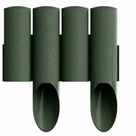 green split Palisaden aus Kunststoff 230 x 25,5 cm 1 Stück grün