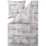 Bettwäsche CYRILLO Mako-Satin (BL 155x220 cm) - orange - BL 155x220 cm